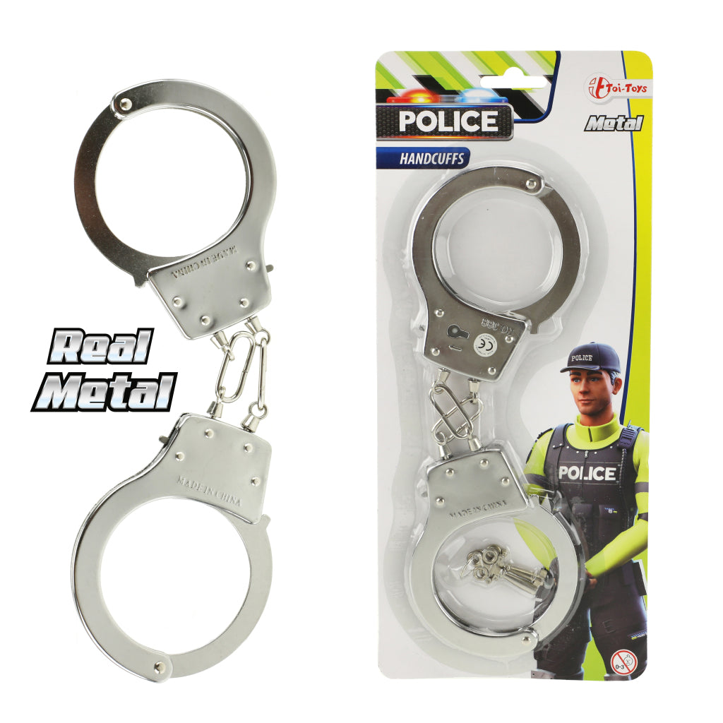 Toi-Toys Metal Police Handcuffs 28 cm