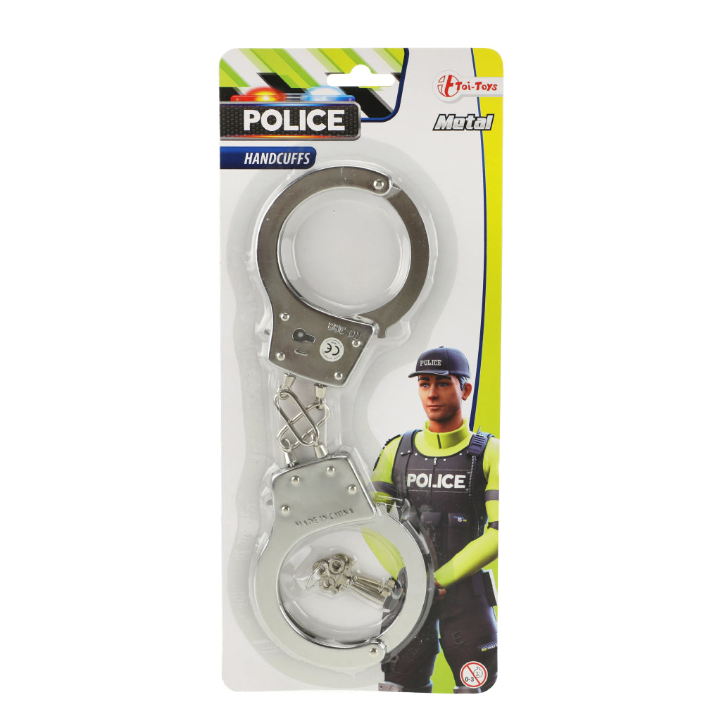 Toi-Toys Metal Police Handcuffs 28 cm