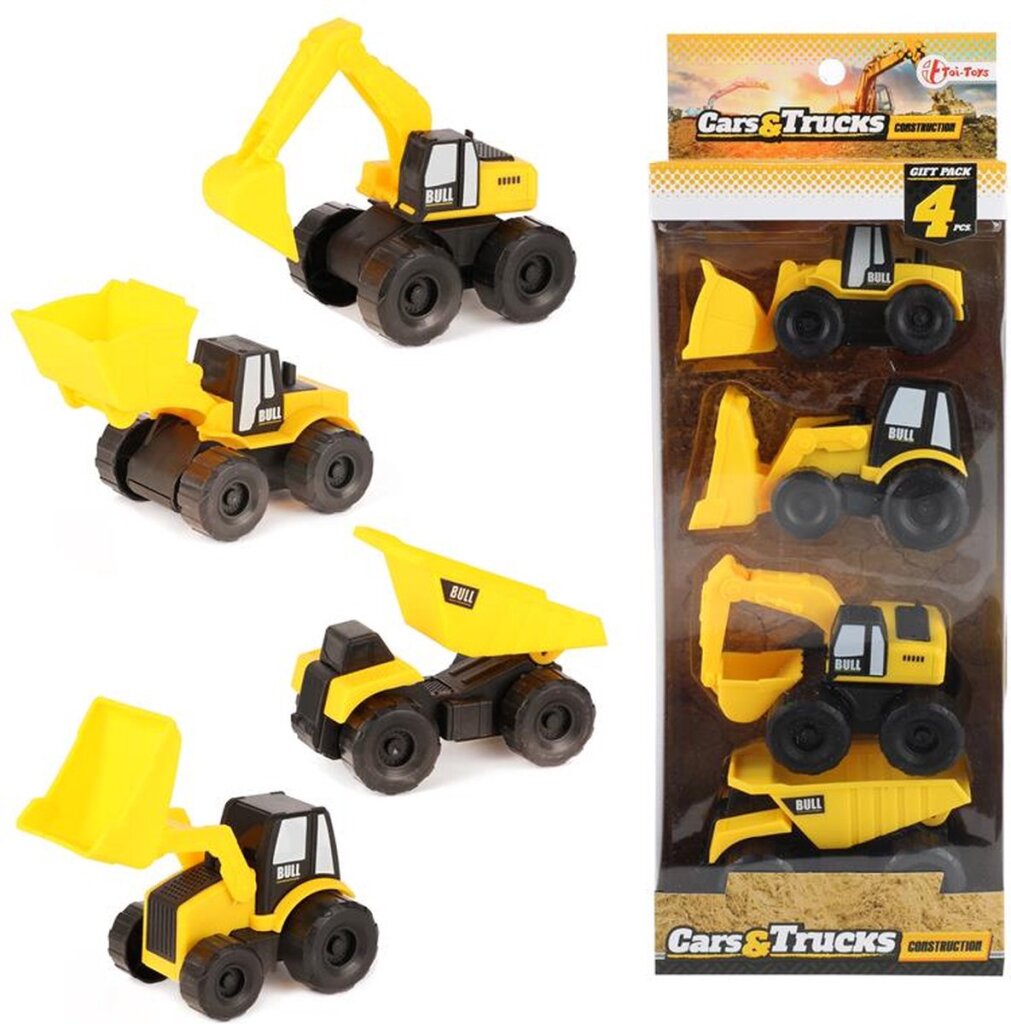 Cars Trucks Set Building Vehicles 4 Teile