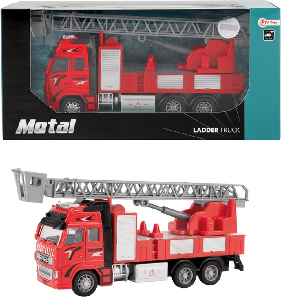 Metal Pull-back fire truck 1:38