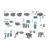 Toi-toys 3D-Puzzle Elefant Junior 31,5 cm Schaumstoff grau 75-teilig