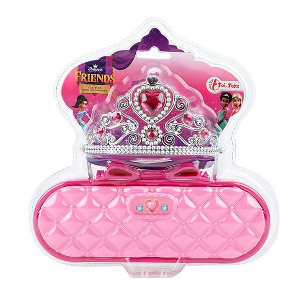 Amici principessa principessa diadema con borsa rosa