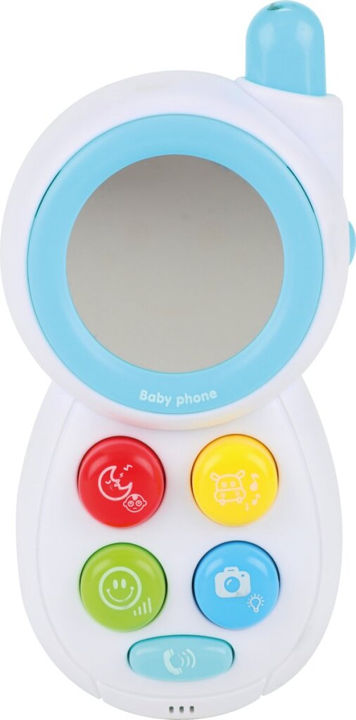 Petites étoiles toi-toys bébé téléfoon junior 13 cm blanc