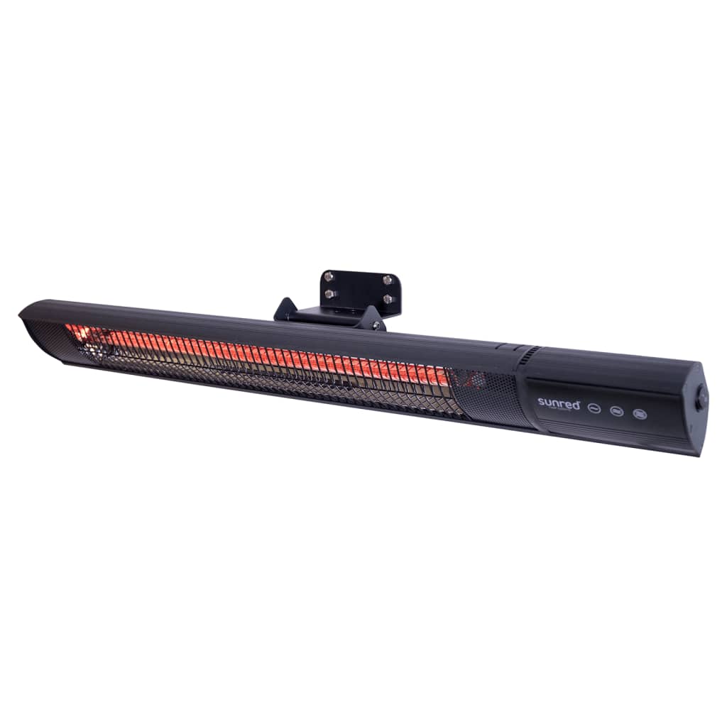 Sunred Sunred Mur chaud diamant foncé 2500 W en or rose en carbone noir