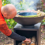 Redfire Redfire Vuurbal med Barbecuegrill Onyx med täckning 60 cm
