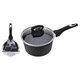 Excelente cacerola de casa 18 cm de aluminio forjado