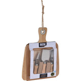 Excellent Houseware Bistro Bamboo cheese plank set 4-piece