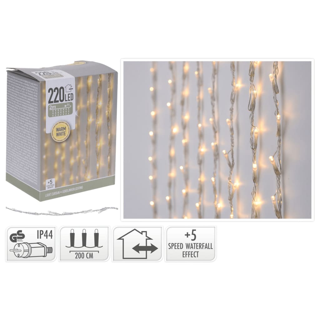 Tenda leggera di ambiente con 220 LED