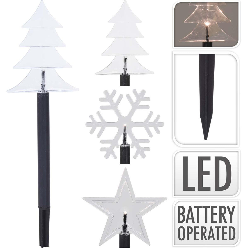 S.I.A. S.I.A. LED Christmas lighting on ground pin IP44 + Timer 5 pieces