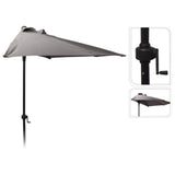 Progarden Progarden Parasol Hemisphere 250 cm charcoal colored