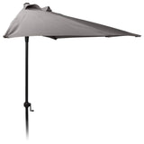 Progarden Progarden Parasol Hemisphere 250 cm charcoal colored