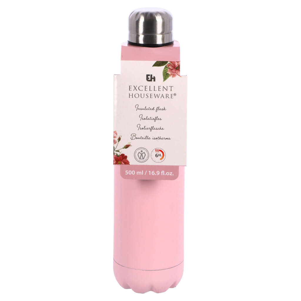 Excellent Houseware Isoleer bottle 500ml 4 different versions
