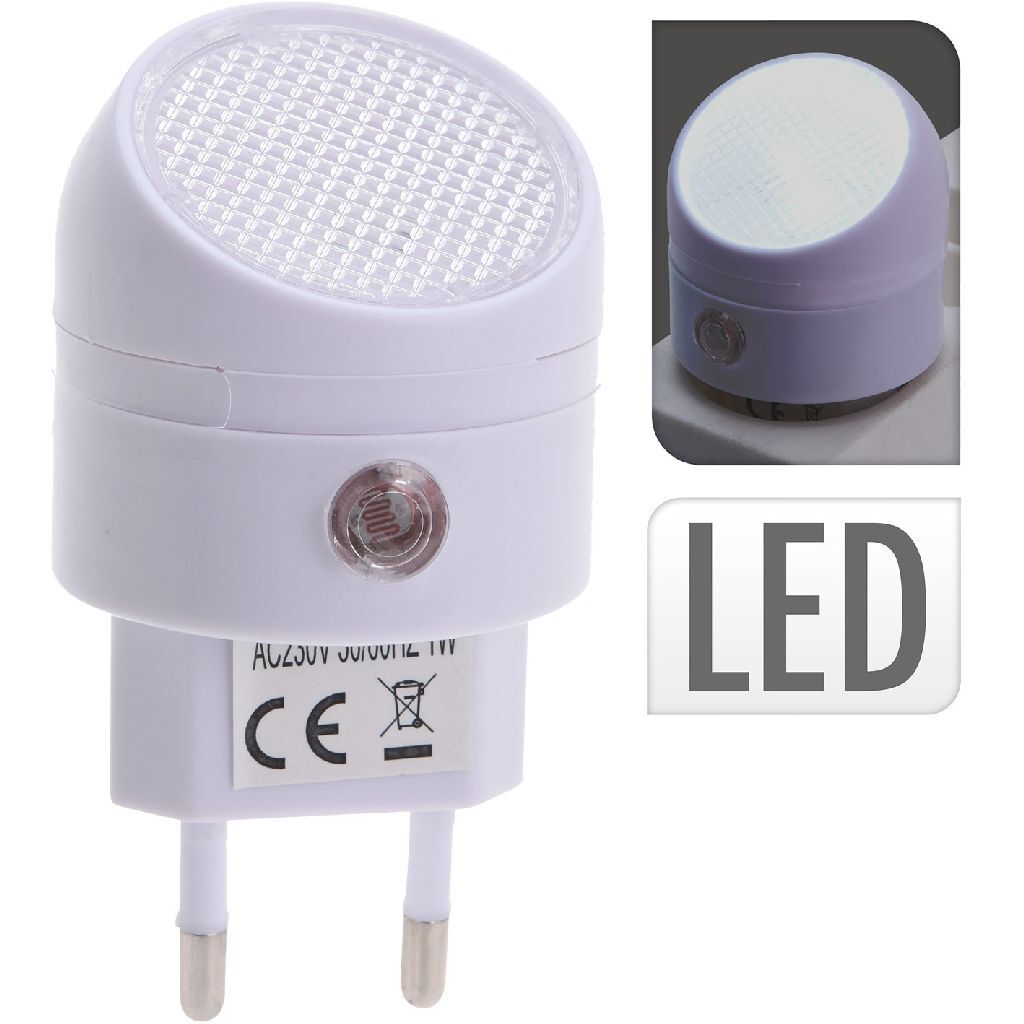 Basic LED night light with sensor white