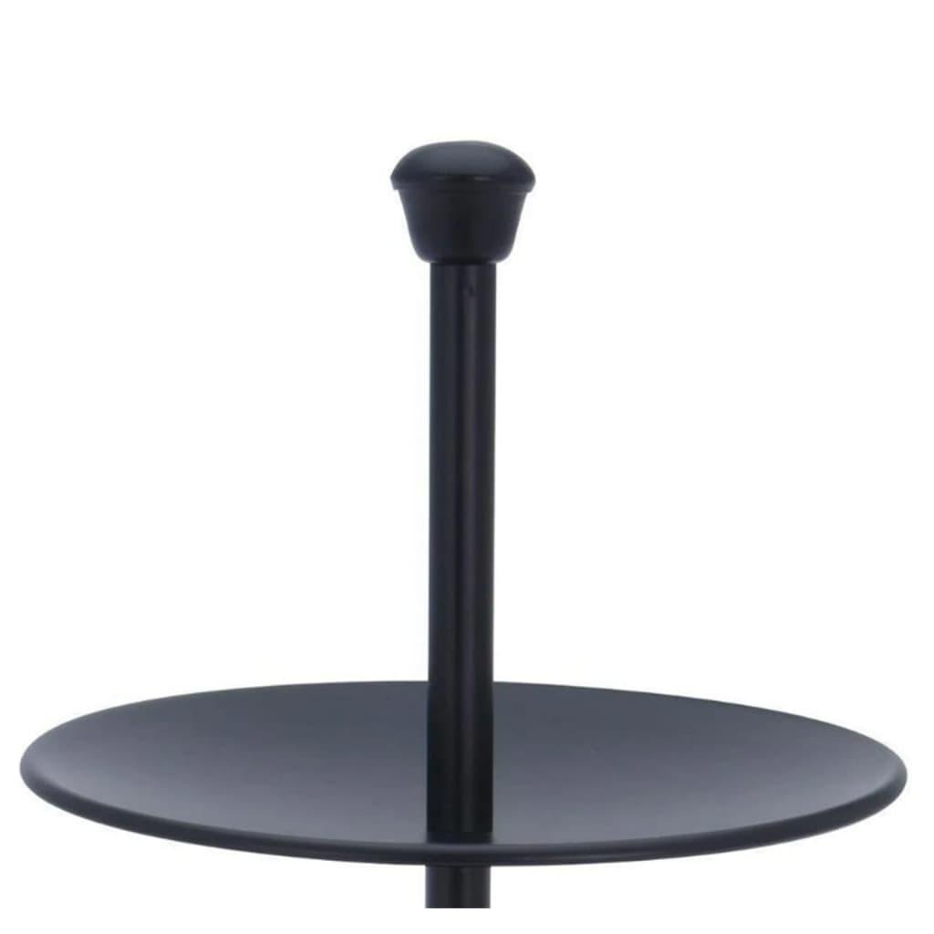 Ausgezeichnete Hauswaren Etagère 3-Laags 36,5 cm Matt Schwarz