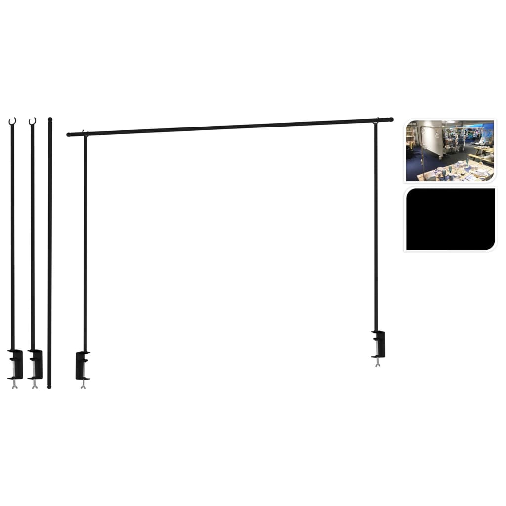 Prograrden Progarden Table Clat Metal Schwaarz
