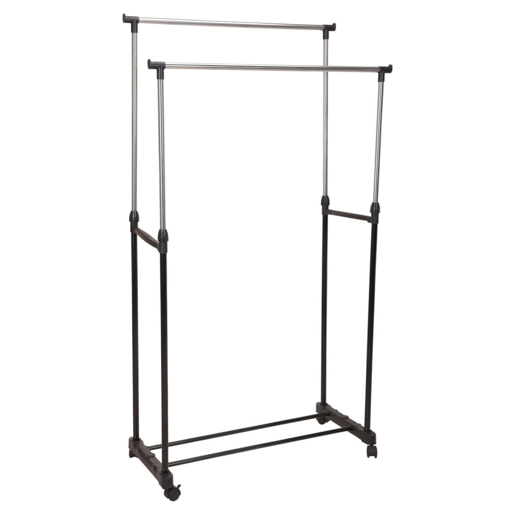 Raztopine za shranjevanje oblačil s kolesi dvojno 80x42x (90-160) CM