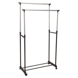 Raztopine za shranjevanje oblačil s kolesi dvojno 80x42x (90-160) CM