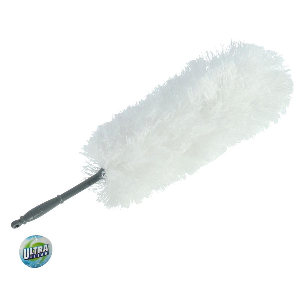 Ultra -saubere Mikrofaser -Plumeau 56 cm weiß grau