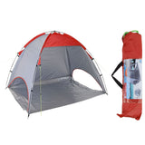 Probeach beach tent 220x120x115 cm red and gray