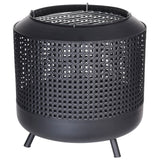 Progarden Progarden Fire Pit s grilovací mřížkou 50x51 cm černá