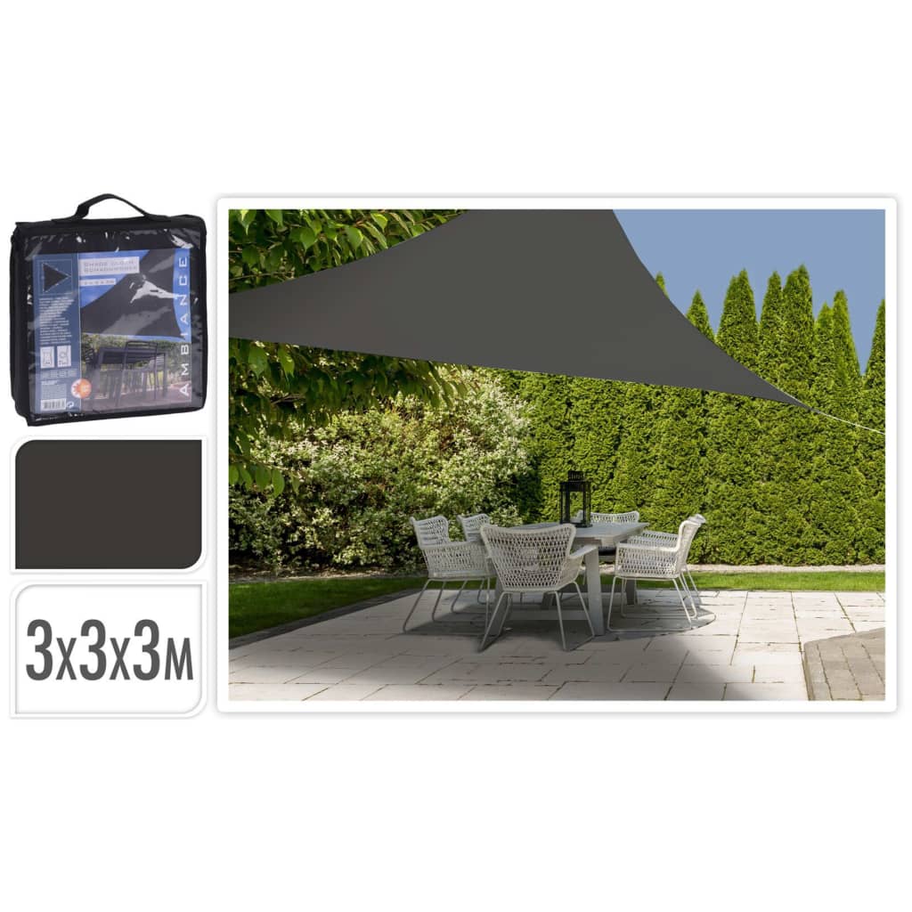 Prograrden Prograrden Schatten Triath Triangle 3x3x3 m donkel gro