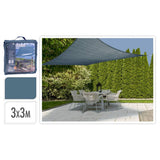 Progarden shade tkanina kvadrat 3x3 m modra