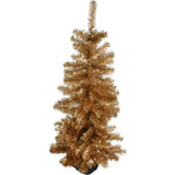 Ambiance Ambiance Table Christmas Tree 120 cm Galvanized Gold Colored