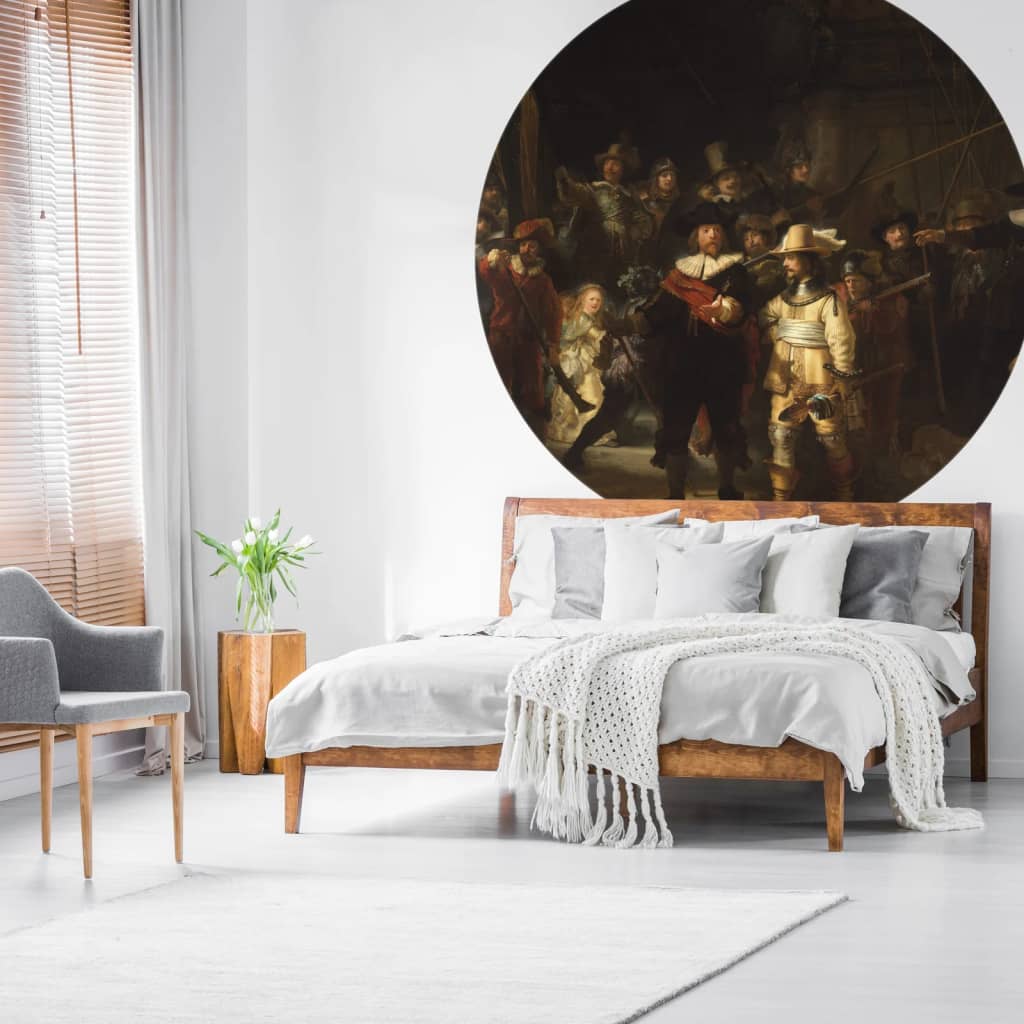 Wallart Wallow Circle The Night Watch 142,5 cm