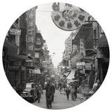 Wallart Wallow Circle Hong Kong De gamle dage 190 cm