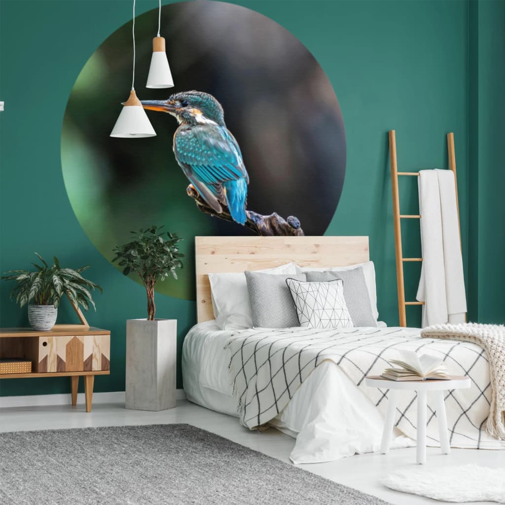 Wallart Wallow circle the Kingfisher 142.5 cm