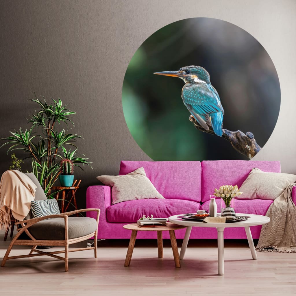 Wallart Wallow circle the Kingfisher 142.5 cm