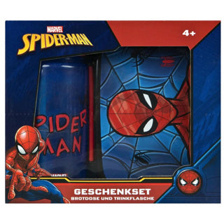 Undercover spiderman set broodtrommel en drinkfles