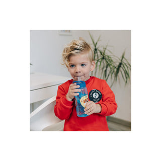 Steklena plastenka s podkritjem Paw Patrol 500 ml modra prozorna