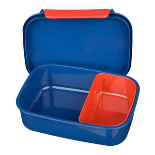 Spiderman lunch box blue red