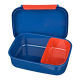 Spiderman lunch box blue red