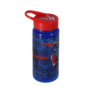 Scooli drinking bottle spiderman 500 ml red blue