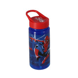 Scooli drinking bottle spiderman 500 ml red blue