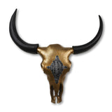 HSM Collection buffalo head Decorative L 80x10x80 cm