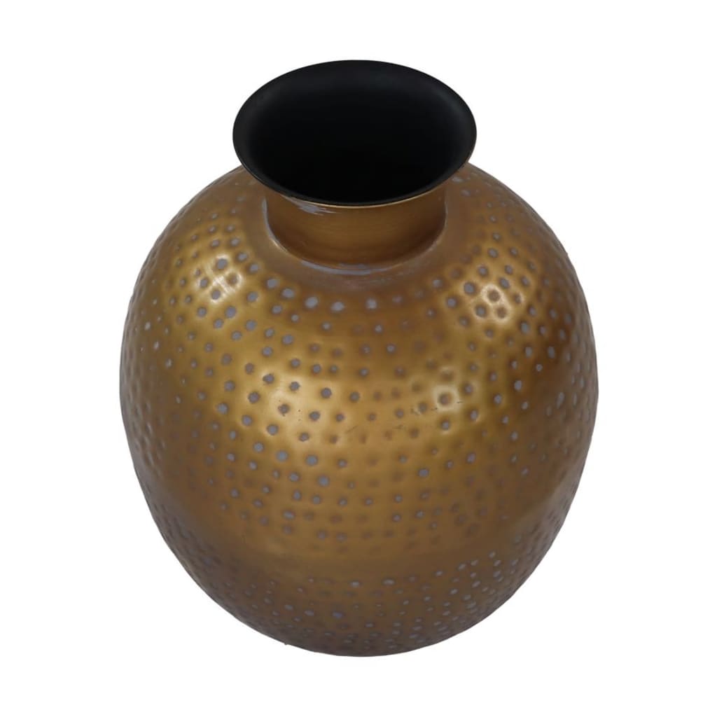Collezione HSM Collezione HSM Vaso Padova Small 30x35 cm oro e grigio