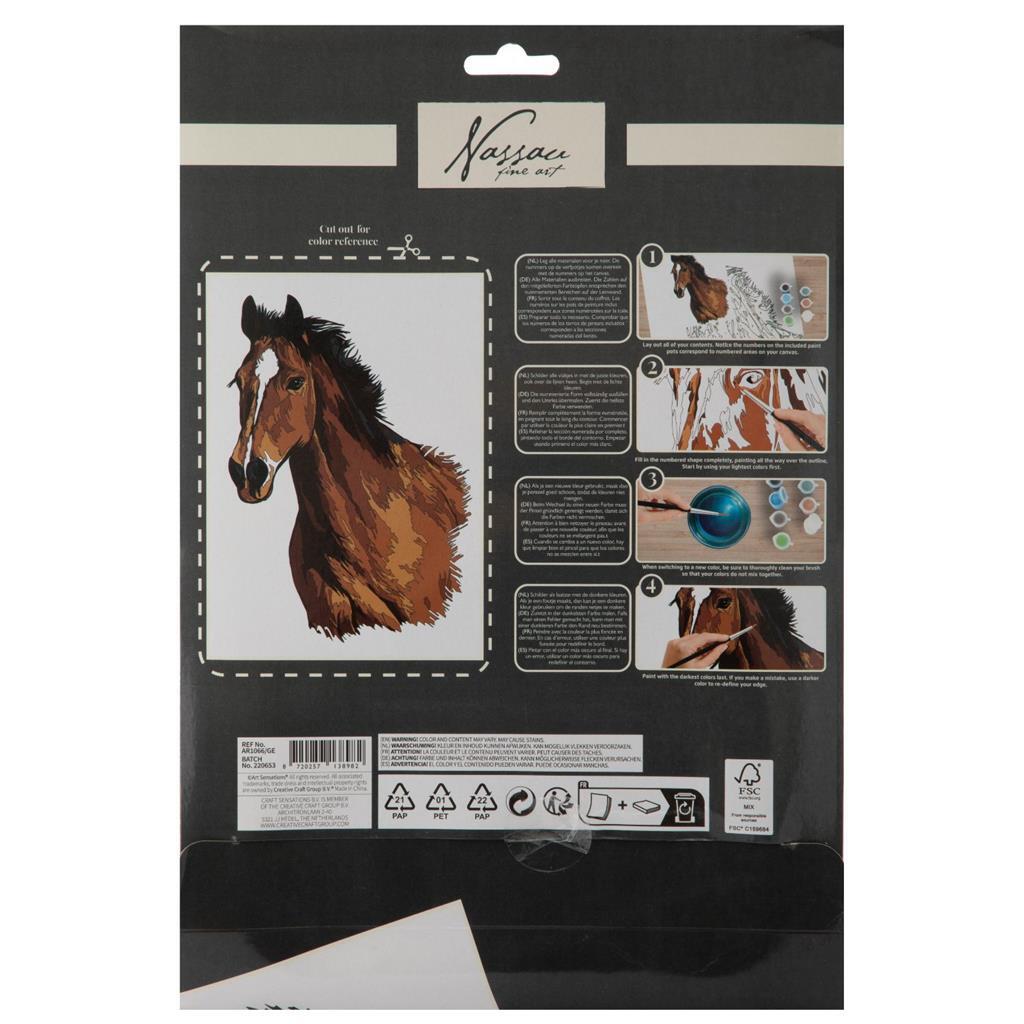 Nassau festék szám szerint ló | 3 darab