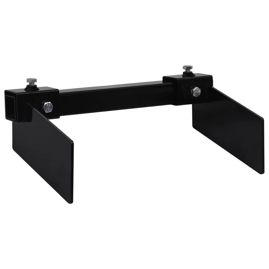 Adattatore Vidaxl Snow Plough per tosaerba nera