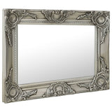 Vidaxl Wall Mirror Baroque style 50x40 cm silver colored