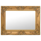 Vidaxl Wall Mirror Baroque Style 60x40 cm złota