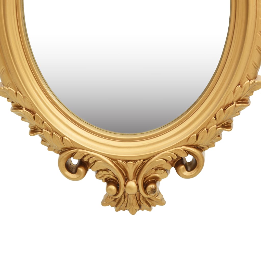 VIDAXL Specchio a parete Stile Castello 56x76 cm colorato in oro