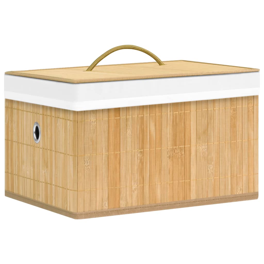 Vidaxl Storage boxes 4 St Bamboo
