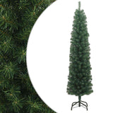 Vidaxl Kunstkerstboom avec un vert PVC étroit standard 210 cm