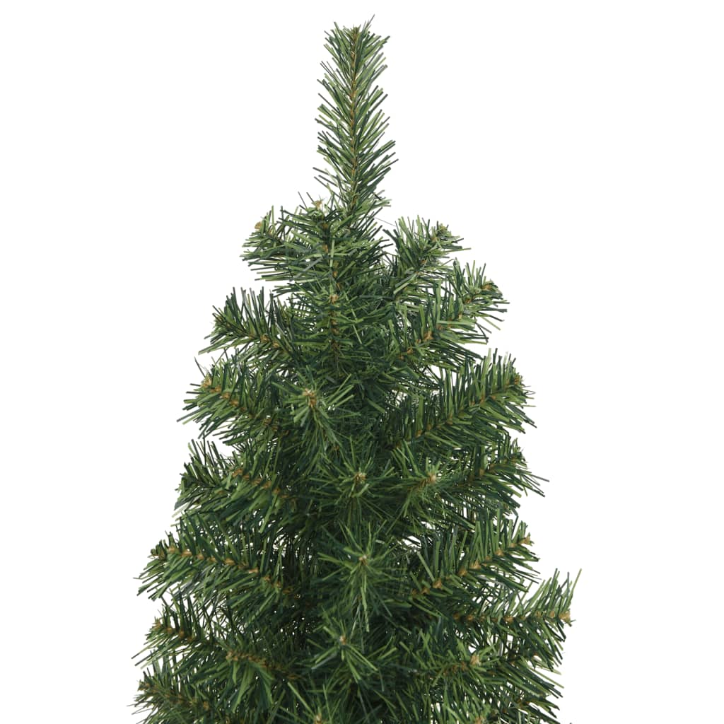 Vidaxl Kunstkerstboom avec un vert PVC étroit standard 210 cm