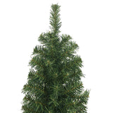 Vidaxl Kunstkerstboom avec un vert PVC étroit standard 210 cm