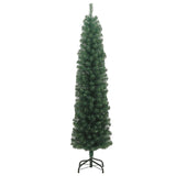 Vidaxl Kunstkerstboom s standardnim ozkim 210 cm PVC Green