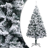 Vidaxl Kunstkerstboom con neve 180 cm verde